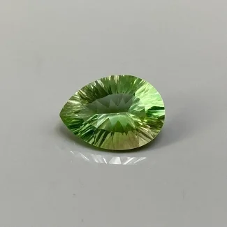  16.55 carat Green Fluorite 20x14mm Concave Cut Pear Shape AAA Grade Loose Gemstone - Total 1 Pc.
