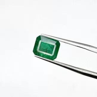 Emerald Step Cut Octagon Shape AA Grade Loose Gemstone - 8.49x7x5.65mm - 1 Pc. - 2.82 Cts.