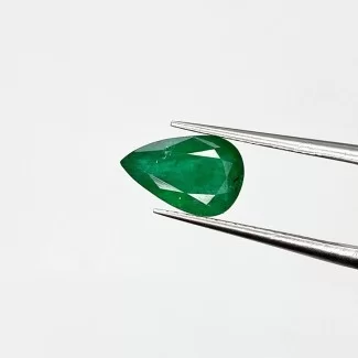 Emerald Faceted Pear Shape A+ Grade Loose Gemstone - 10.54x6.85x4.07mm - 1 Pc. - 1.74 Cts.