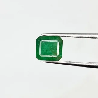 1.95 Cts. Emerald 7.89x7.21x4.68mm Step Cut Octagon Shape A+ Grade Loose Gemstone - Total 1 Pc.