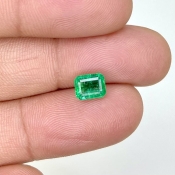  1.16 Cts. Emerald 6.53x5.16x4.02mm Step Cut Octagon Shape AA+ Grade Loose Gemstone - Total 1 Pc.