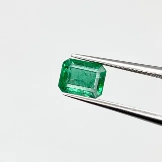  1.16 Cts. Emerald 6.53x5.16x4.02mm Step Cut Octagon Shape AA+ Grade Loose Gemstone - Total 1 Pc.