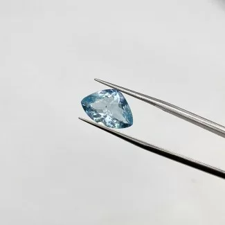 3.02 Cts. Aquamarine 13.72x9.50x4.91mm Faceted Fancy Shape A+ Grade Loose Gemstone - Total 1 Pc.