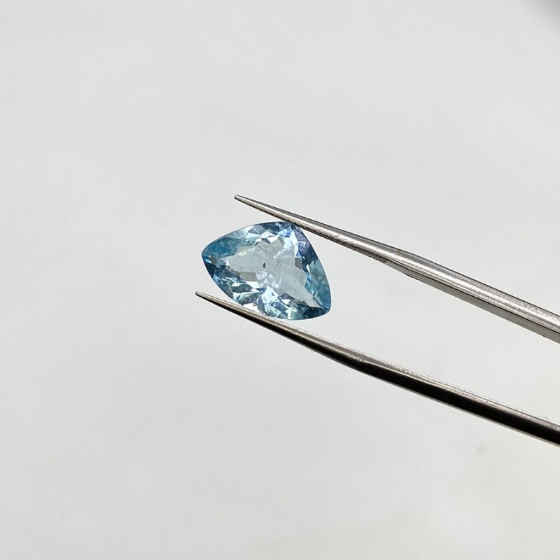 3.02 Cts. Aquamarine 13.72x9.50x4.91mm Faceted Fancy Shape A+ Grade Loose Gemstone - Total 1 Pc.