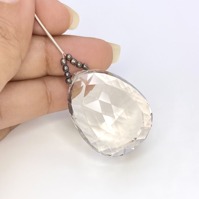  127.7 Carat Feldspar 33mm  Pear Shape AA Grade Loose Gemstone Bead - Total 1 Pc.