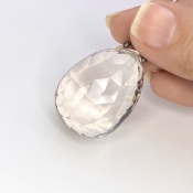  127.7 Carat Feldspar 33mm  Pear Shape AA Grade Loose Gemstone Bead - Total 1 Pc.