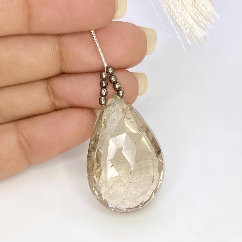  71.6 Carat Feldspar 32mm  Pear Shape AA Grade Loose Gemstone Bead - Total 1 Pc.