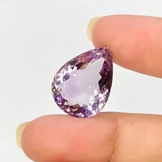  13.30 Cts. Brazilian Amethyst 20x15mm Faceted Pear Shape AA+ Grade Loose Gemstone - Total 1 Pc.