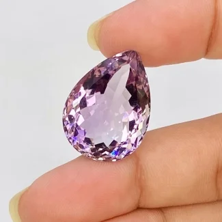  20 Cts. Brazilian Amethyst 22x16mm Faceted Pear Shape AA+ Grade Loose Gemstone - Total 1 Pc.