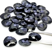  204.25 Carat Black Spinel 13x10-15x12mm Briolette Irregular Shape AA Grade Loose Gemstone Beads Lot - Total 29 Pcs.
