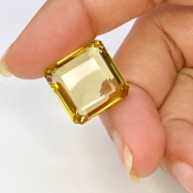  19.45 Cts. Beer Quartz 15.5mm Step Cut Octagon Shape AAA Grade Loose Gemstone - Total 1 Pc.
