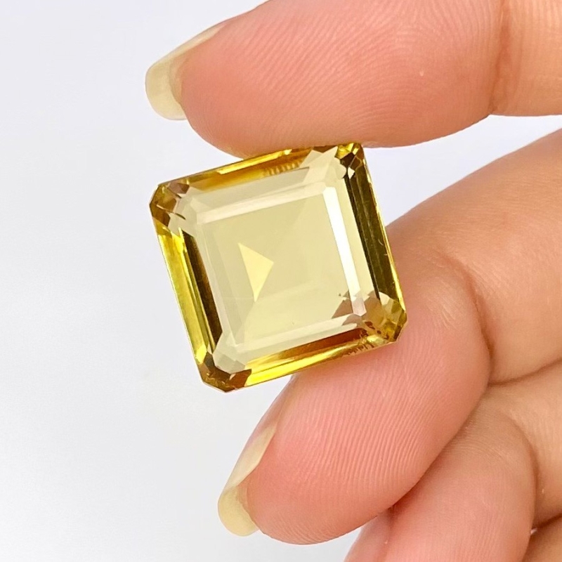 19.45 Cts. Beer Quartz 15.5mm Step Cut Octagon Shape AAA Grade Loose Gemstone - Total 1 Pc.