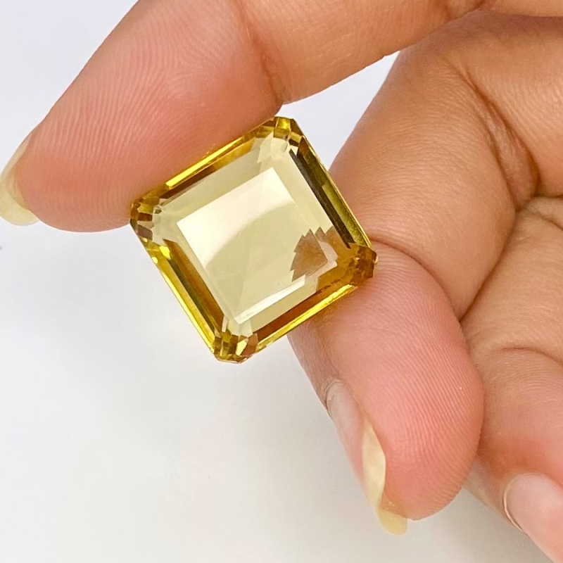  19.45 Cts. Beer Quartz 15.5mm Step Cut Octagon Shape AAA Grade Loose Gemstone - Total 1 Pc.