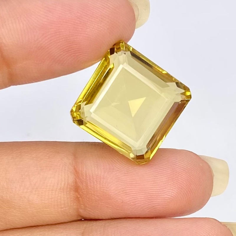  19.45 Cts. Beer Quartz 15.5mm Step Cut Octagon Shape AAA Grade Loose Gemstone - Total 1 Pc.