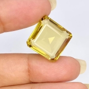  19.45 Cts. Beer Quartz 15.5mm Step Cut Octagon Shape AAA Grade Loose Gemstone - Total 1 Pc.