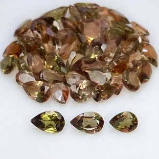 Andalusite Faceted Oval Shape Gemstone Parcel - 5x3-8x6mm - 52 Pc. - 18.16 Cts.