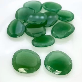 chalcedony Natural Green cabochon 8 mm 10 mm 12 mm Cushion Loose gemstone Lot 