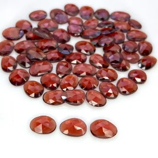 67.96 Carat Garnet 7.5x5.5-10x7mm Rose Cut Irregular Shape AA+ Grade Gemstones Parcel - Total 60 Pcs.