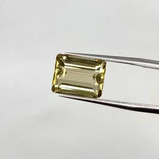 4.83 Carat Yellow Beryl 11.5x9mm Step Cut Octagon Shape AAA Grade Loose Gemstone - Total 1 Pc.