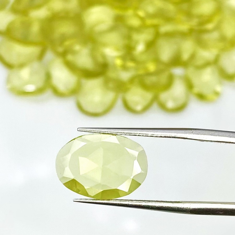 190.9 Carat Lemon Quartz 9x7-14x10mm Rose Cut Irregular Shape AA Grade Gemstones Parcel - Total 78 Pcs.