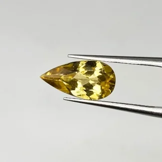 2.23 Carat Yellow Beryl 13x7mm Faceted Pear Shape AAA Grade Loose Gemstone - Total 1 Pc.