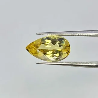 3.07 Carat Yellow Beryl 13x8mm Faceted Pear Shape AAA Grade Loose Gemstone - Total 1 Pc.