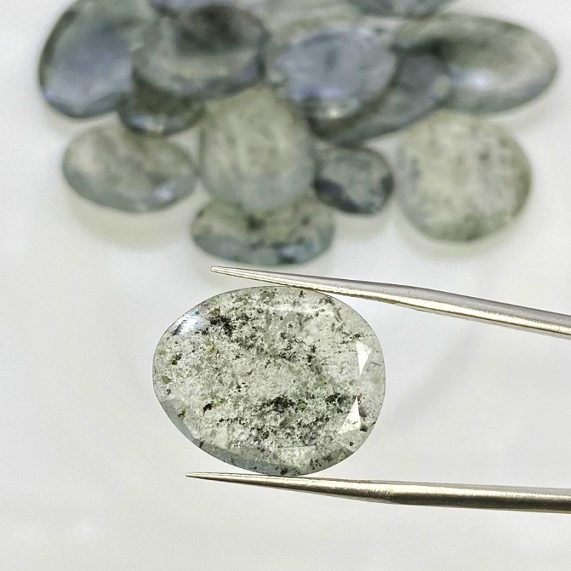 147.65 Carat Green Rutile 13-29mm Rose Cut Irregular Shape AA Grade Gemstones Parcel - Total 16 Pcs.