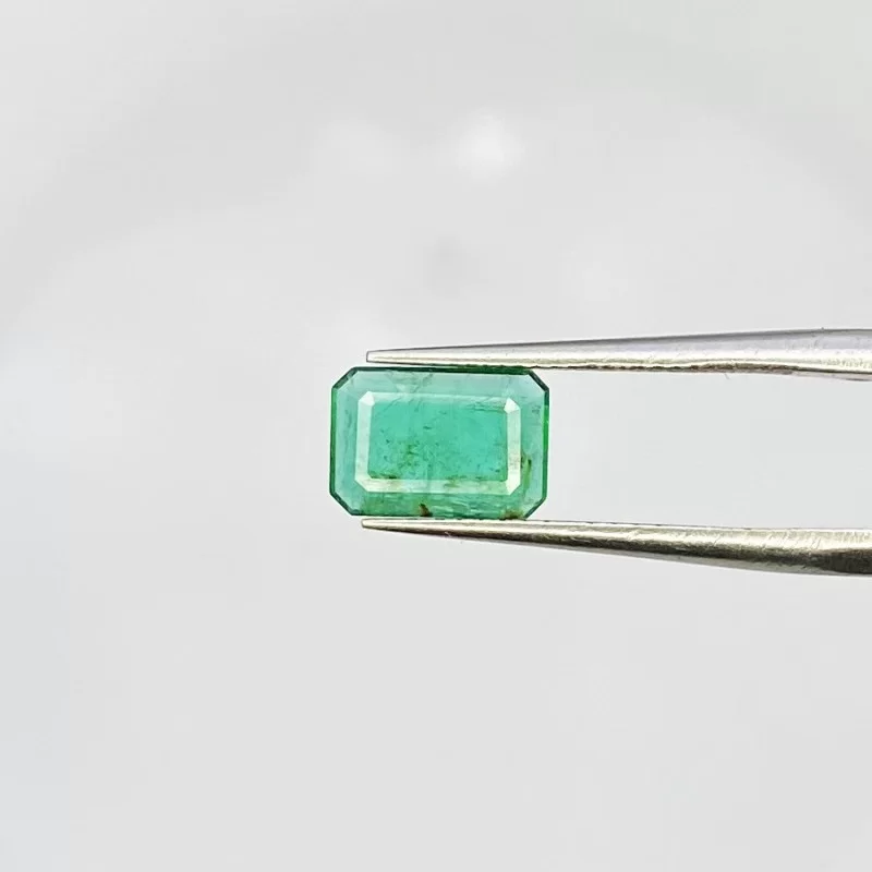 Emerald Step Cut Octagon Shape A+ Grade Loose Gemstone - 8.5x6mm - 1 Pc. - 1.01 Carat