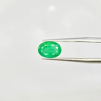  1.60 Carats Emerald 8.97x6.33mm Faceted Oval Shape A Grade Loose Gemstone - Total 1 Pc.