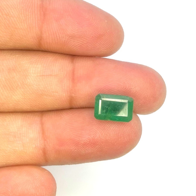 3.25 Carats Emerald 9.89x6.78mm Step Cut Octagon Shape A Grade Loose Gemstone - Total 1 Pc.