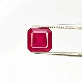  6.30 Carat Ruby 9mm Step Cut Octagon Shape AA Grade Loose Gemstone - Total 1 Pc.