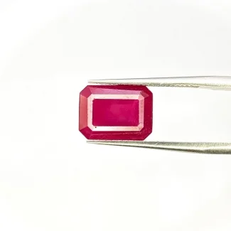  5.65 Carat Ruby 11x8mm Step Cut Octagon Shape AA Grade Loose Gemstone - Total 1 Pc.