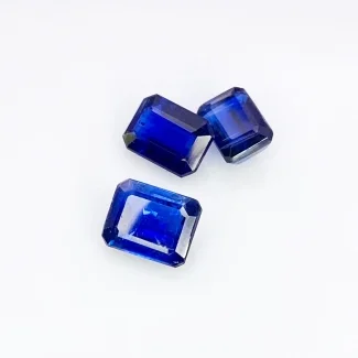 5.43 Carat Kyanite 5x7-6x8mm Step Cut Octagon Shape AAA Grade Gemstones Parcel - Total 3 Pcs.