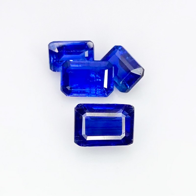 7.48 Carat Kyanite 5x7-6x8.5mm Step Cut Octagon Shape AAA Grade Gemstones Parcel - Total 4 Pcs.