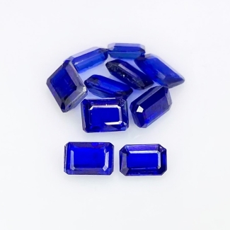 7.6 Carat Kyanite 3x5-5x6mm Step Cut Octagon Shape AAA Grade Gemstones Parcel - Total 10 Pcs.