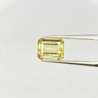 2 Carat Yellow Beryl 8.5x7mm Step Cut Octagon Shape AAA Grade Loose Gemstone - Total 1 Pc.