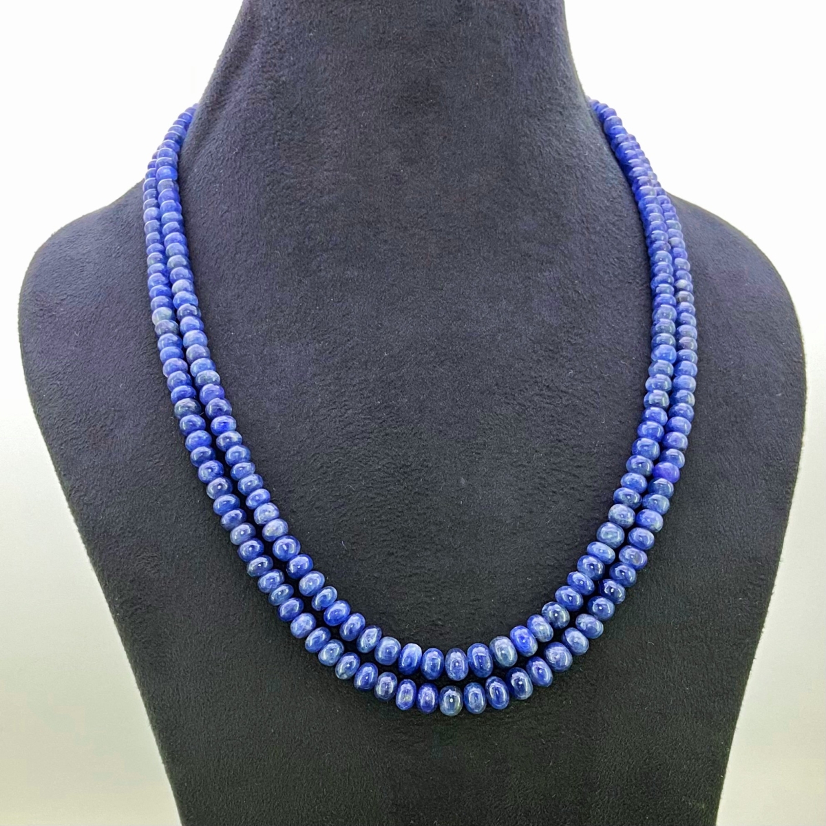 Lapis Lazuli Beaded Necklace : Crafted with Micro-Faceted Blue Lapis G –  GemsRush