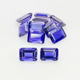 9 Cts. Iolite 7x5mm Step Cut Octagon Shape AAA Grade Gemstones Parcel - Total 11 Pcs.