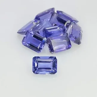 9.50 Cts. Iolite 7x5mm Step Cut Octagon Shape AAA Grade Gemstones Parcel - Total 11 Pcs.