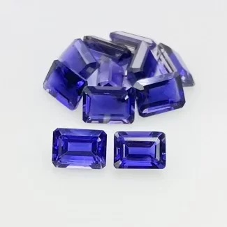 9.80 Cts. Iolite 7x5mm Step Cut Octagon Shape AAA Grade Gemstones Parcel - Total 11 Pcs.