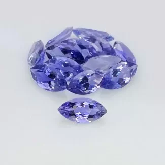 10.50 Cts. Iolite 10x5mm Faceted Marquise Shape AAA Grade Gemstones Parcel - Total 13 Pcs.