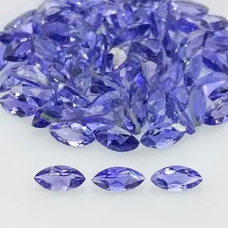 18.60 Cts. Iolite 6x3mm Faceted Marquise Shape AAA Grade Gemstones Parcel - Total 87 Pcs.