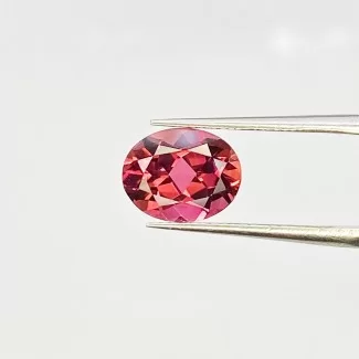  2.63 Cts. Pink Tourmaline 10X8mm Faceted Oval Shape AAA Grade Loose Gemstone - Total 1 Pc.