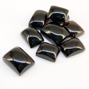 175 Carat Smoky Quartz 16x12-20x15mm Smooth Cushion Shape AAA Grade Cabochons Parcel - Total 9 Pcs.