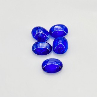 Kyanite Smooth Oval Shape AA Grade Cabochon Parcel - 10X8mm - 5 Pc. - 17.15 Cts.