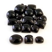 185.2 Carat Smoky Quartz 1.10-22carat Smooth Mix Shape AAA Grade Cabochons Parcel - Total 21 Pcs.