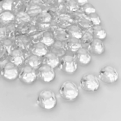 396 Cts. Crystal Quartz 10mm Faceted Round Shape AAA Grade Cabochons Parcel - Total 94 Pcs.