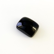 26.45 Carat Black Spinel 20x15mm Smooth Cushion Shape AAA Grade Loose Cabochon - Total 1 Pc.