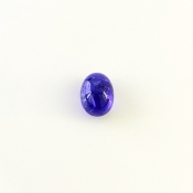 6.41 Cts. Tanzanite 11x8.5mm Smooth Oval Shape AA Grade Loose Cabochon - Total 1 Pc.