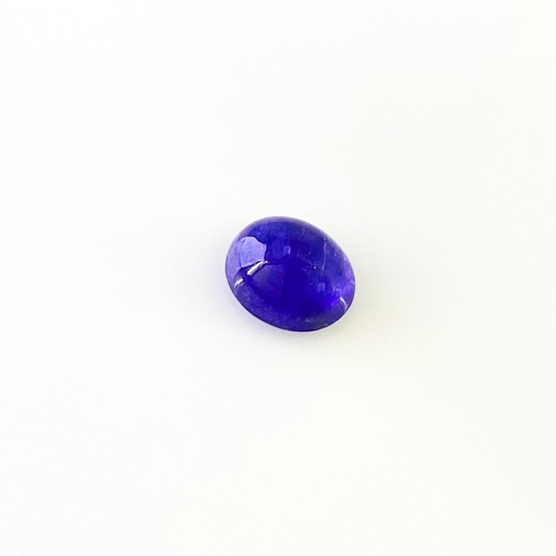 4.89 Cts. Tanzanite 11x9mm Smooth Oval Shape AA+ Grade Loose Cabochon - Total 1 Pc.